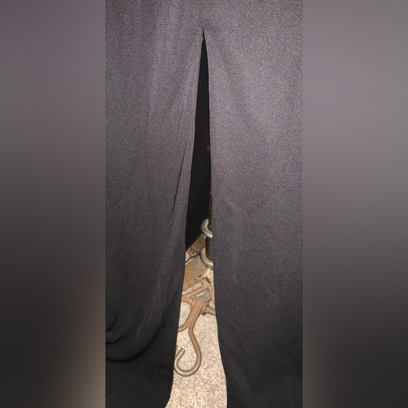 Lauren Ralph Lauren Black Evening Gown With Slit - Picture 3 of 3